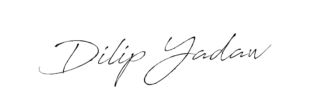 How to make Dilip Yadaw signature? Antro_Vectra is a professional autograph style. Create handwritten signature for Dilip Yadaw name. Dilip Yadaw signature style 6 images and pictures png