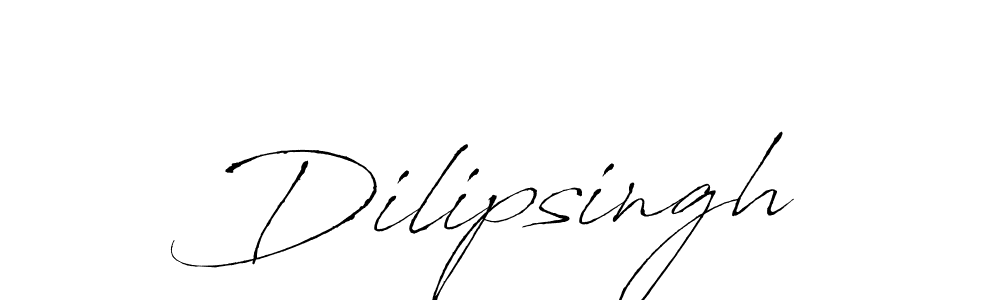 How to Draw Dilipsingh signature style? Antro_Vectra is a latest design signature styles for name Dilipsingh. Dilipsingh signature style 6 images and pictures png
