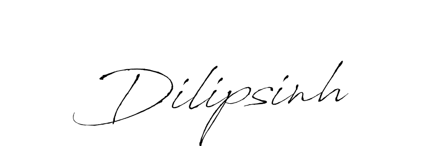 How to make Dilipsinh signature? Antro_Vectra is a professional autograph style. Create handwritten signature for Dilipsinh name. Dilipsinh signature style 6 images and pictures png