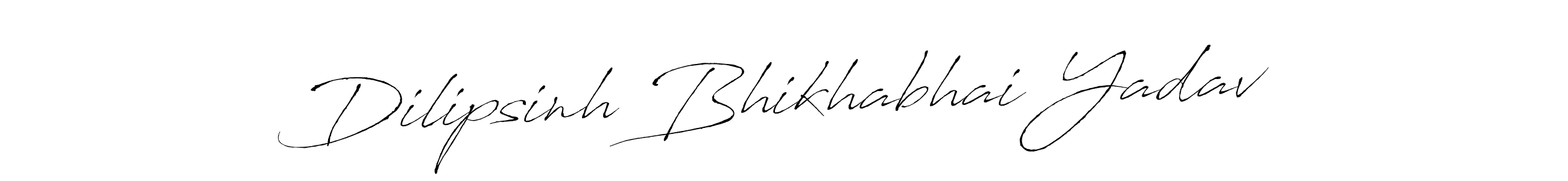 Design your own signature with our free online signature maker. With this signature software, you can create a handwritten (Antro_Vectra) signature for name Dilipsinh Bhikhabhai Yadav. Dilipsinh Bhikhabhai Yadav signature style 6 images and pictures png