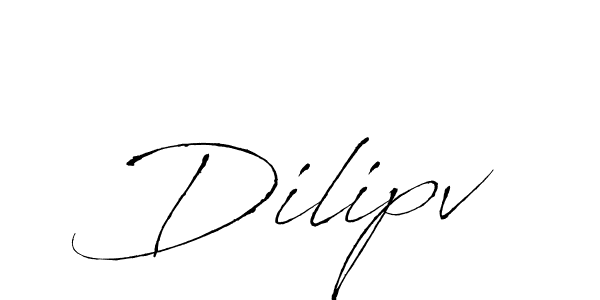 Also we have Dilipv name is the best signature style. Create professional handwritten signature collection using Antro_Vectra autograph style. Dilipv signature style 6 images and pictures png