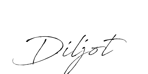 Diljot stylish signature style. Best Handwritten Sign (Antro_Vectra) for my name. Handwritten Signature Collection Ideas for my name Diljot. Diljot signature style 6 images and pictures png