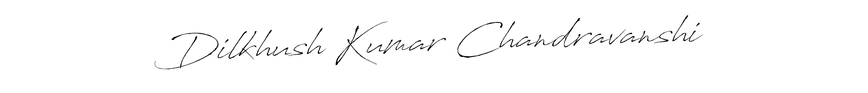 Create a beautiful signature design for name Dilkhush Kumar Chandravanshi. With this signature (Antro_Vectra) fonts, you can make a handwritten signature for free. Dilkhush Kumar Chandravanshi signature style 6 images and pictures png