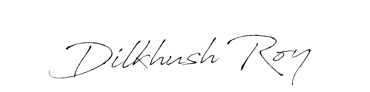 Create a beautiful signature design for name Dilkhush Roy. With this signature (Antro_Vectra) fonts, you can make a handwritten signature for free. Dilkhush Roy signature style 6 images and pictures png