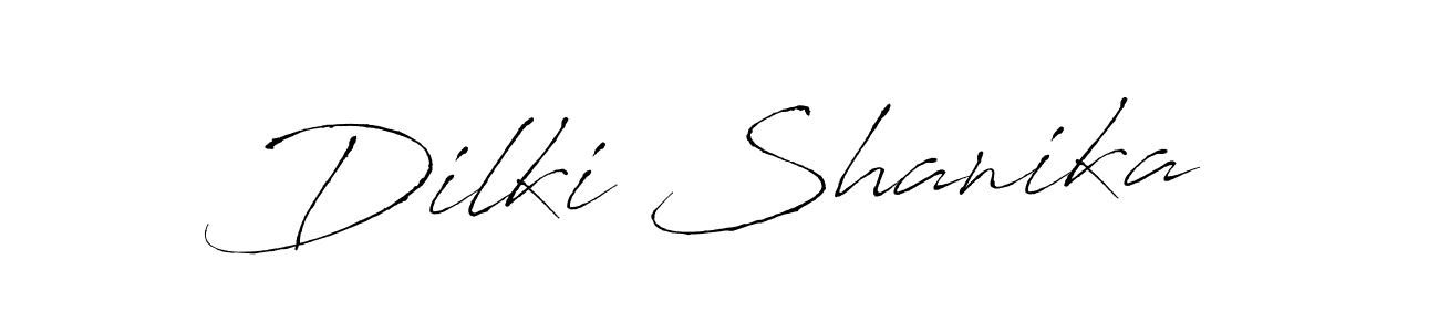 Also You can easily find your signature by using the search form. We will create Dilki Shanika name handwritten signature images for you free of cost using Antro_Vectra sign style. Dilki Shanika signature style 6 images and pictures png