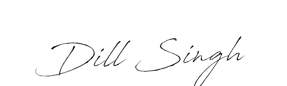 if you are searching for the best signature style for your name Dill Singh. so please give up your signature search. here we have designed multiple signature styles  using Antro_Vectra. Dill Singh signature style 6 images and pictures png