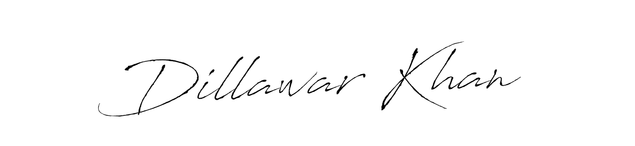 Make a beautiful signature design for name Dillawar Khan. With this signature (Antro_Vectra) style, you can create a handwritten signature for free. Dillawar Khan signature style 6 images and pictures png