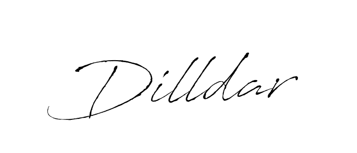 Design your own signature with our free online signature maker. With this signature software, you can create a handwritten (Antro_Vectra) signature for name Dilldar. Dilldar signature style 6 images and pictures png