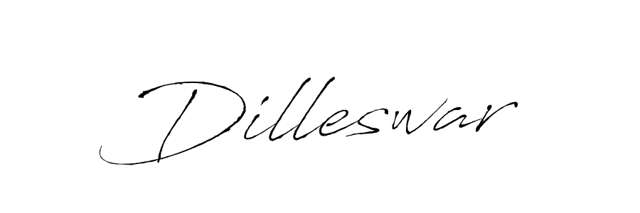 Design your own signature with our free online signature maker. With this signature software, you can create a handwritten (Antro_Vectra) signature for name Dilleswar. Dilleswar signature style 6 images and pictures png