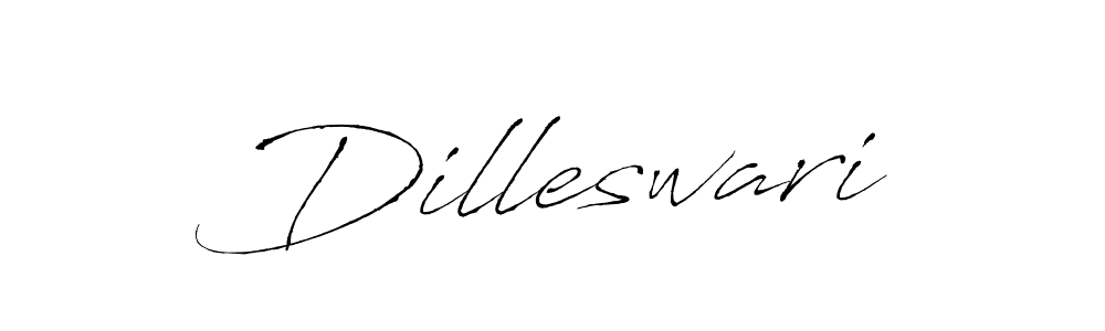 Use a signature maker to create a handwritten signature online. With this signature software, you can design (Antro_Vectra) your own signature for name Dilleswari. Dilleswari signature style 6 images and pictures png