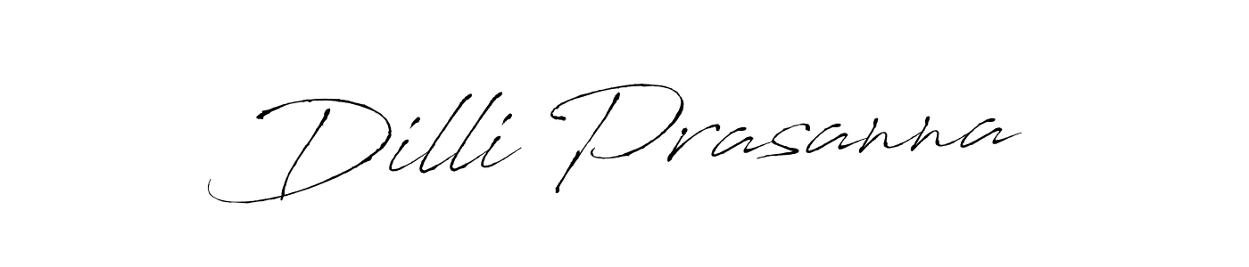 Also You can easily find your signature by using the search form. We will create Dilli Prasanna name handwritten signature images for you free of cost using Antro_Vectra sign style. Dilli Prasanna signature style 6 images and pictures png