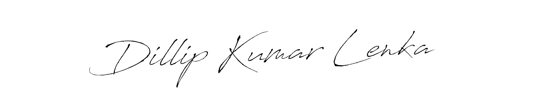 Make a beautiful signature design for name Dillip Kumar Lenka. With this signature (Antro_Vectra) style, you can create a handwritten signature for free. Dillip Kumar Lenka signature style 6 images and pictures png
