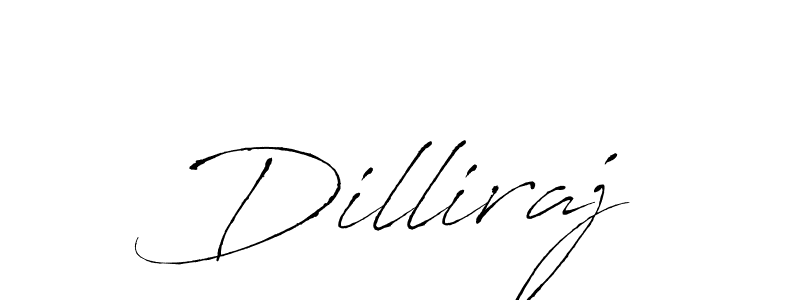 Make a beautiful signature design for name Dilliraj. With this signature (Antro_Vectra) style, you can create a handwritten signature for free. Dilliraj signature style 6 images and pictures png