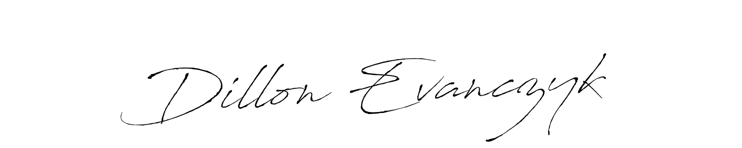 Make a short Dillon Evanczyk signature style. Manage your documents anywhere anytime using Antro_Vectra. Create and add eSignatures, submit forms, share and send files easily. Dillon Evanczyk signature style 6 images and pictures png