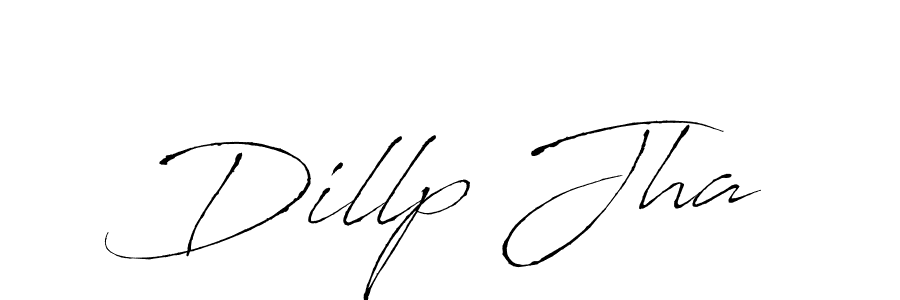 Also we have Dillp Jha name is the best signature style. Create professional handwritten signature collection using Antro_Vectra autograph style. Dillp Jha signature style 6 images and pictures png