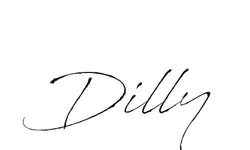 The best way (Antro_Vectra) to make a short signature is to pick only two or three words in your name. The name Dilly include a total of six letters. For converting this name. Dilly signature style 6 images and pictures png