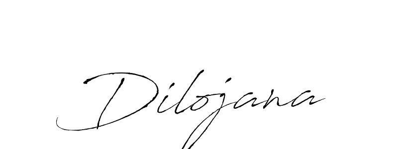 Design your own signature with our free online signature maker. With this signature software, you can create a handwritten (Antro_Vectra) signature for name Dilojana. Dilojana signature style 6 images and pictures png