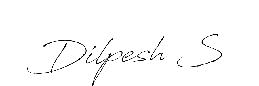 if you are searching for the best signature style for your name Dilpesh S. so please give up your signature search. here we have designed multiple signature styles  using Antro_Vectra. Dilpesh S signature style 6 images and pictures png