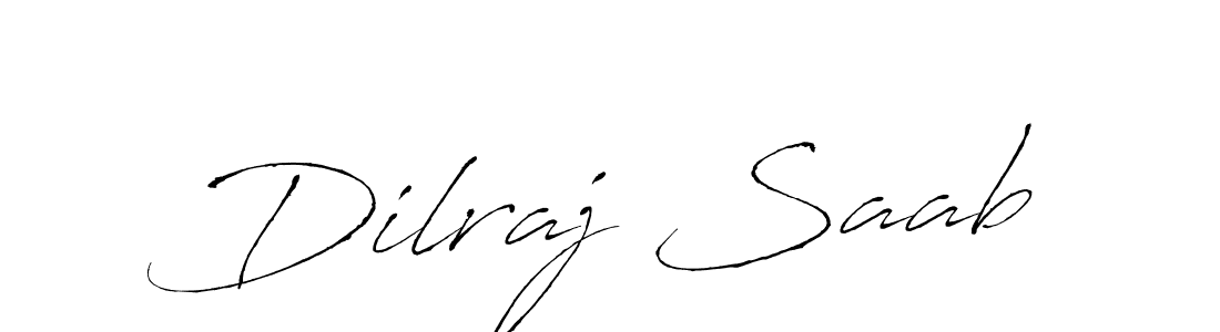 Make a beautiful signature design for name Dilraj Saab. With this signature (Antro_Vectra) style, you can create a handwritten signature for free. Dilraj Saab signature style 6 images and pictures png
