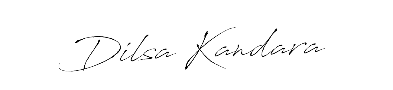 You should practise on your own different ways (Antro_Vectra) to write your name (Dilsa Kandara) in signature. don't let someone else do it for you. Dilsa Kandara signature style 6 images and pictures png