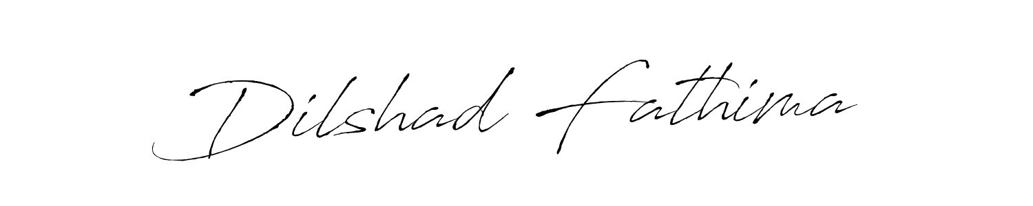 Dilshad Fathima stylish signature style. Best Handwritten Sign (Antro_Vectra) for my name. Handwritten Signature Collection Ideas for my name Dilshad Fathima. Dilshad Fathima signature style 6 images and pictures png