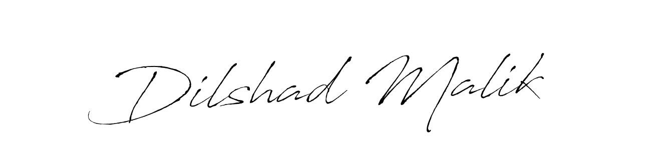 Also we have Dilshad Malik name is the best signature style. Create professional handwritten signature collection using Antro_Vectra autograph style. Dilshad Malik signature style 6 images and pictures png