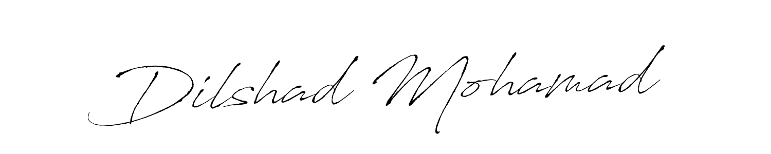 Dilshad Mohamad stylish signature style. Best Handwritten Sign (Antro_Vectra) for my name. Handwritten Signature Collection Ideas for my name Dilshad Mohamad. Dilshad Mohamad signature style 6 images and pictures png