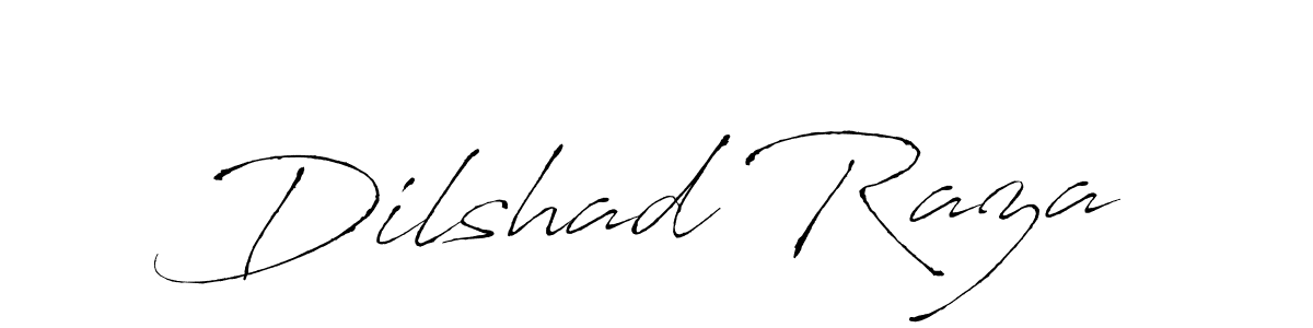 It looks lik you need a new signature style for name Dilshad Raza. Design unique handwritten (Antro_Vectra) signature with our free signature maker in just a few clicks. Dilshad Raza signature style 6 images and pictures png