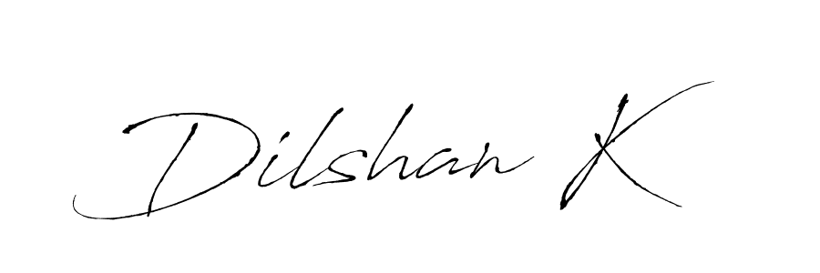 This is the best signature style for the Dilshan K name. Also you like these signature font (Antro_Vectra). Mix name signature. Dilshan K signature style 6 images and pictures png