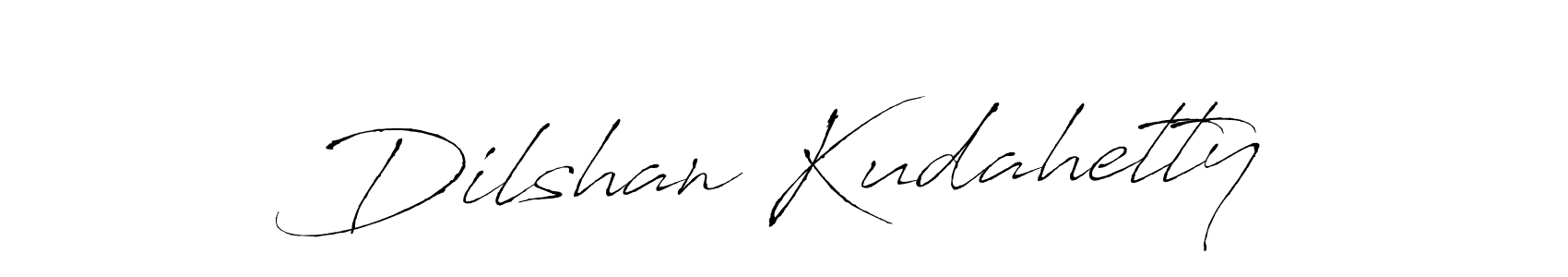 The best way (Antro_Vectra) to make a short signature is to pick only two or three words in your name. The name Dilshan Kudahetty include a total of six letters. For converting this name. Dilshan Kudahetty signature style 6 images and pictures png