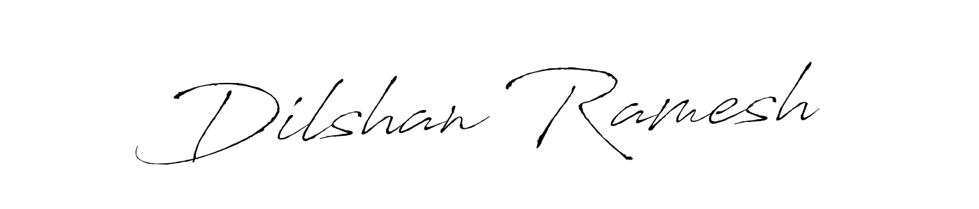 How to make Dilshan Ramesh name signature. Use Antro_Vectra style for creating short signs online. This is the latest handwritten sign. Dilshan Ramesh signature style 6 images and pictures png