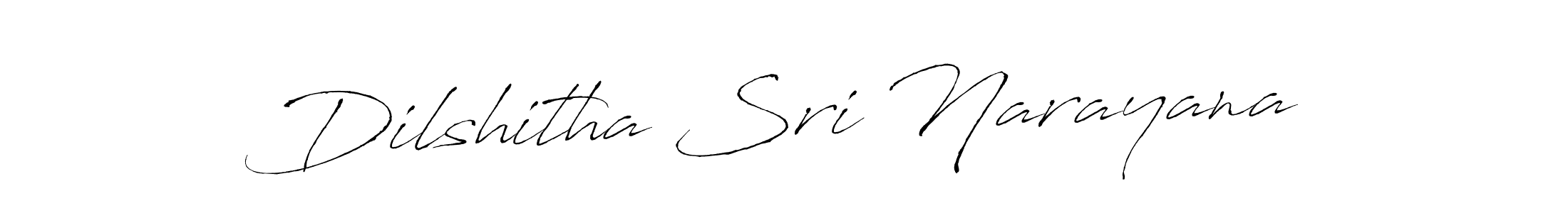 How to make Dilshitha Sri Narayana name signature. Use Antro_Vectra style for creating short signs online. This is the latest handwritten sign. Dilshitha Sri Narayana signature style 6 images and pictures png