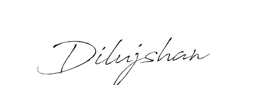 You should practise on your own different ways (Antro_Vectra) to write your name (Dilujshan) in signature. don't let someone else do it for you. Dilujshan signature style 6 images and pictures png