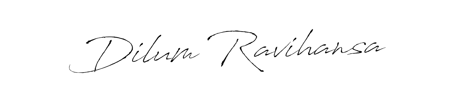 The best way (Antro_Vectra) to make a short signature is to pick only two or three words in your name. The name Dilum Ravihansa include a total of six letters. For converting this name. Dilum Ravihansa signature style 6 images and pictures png