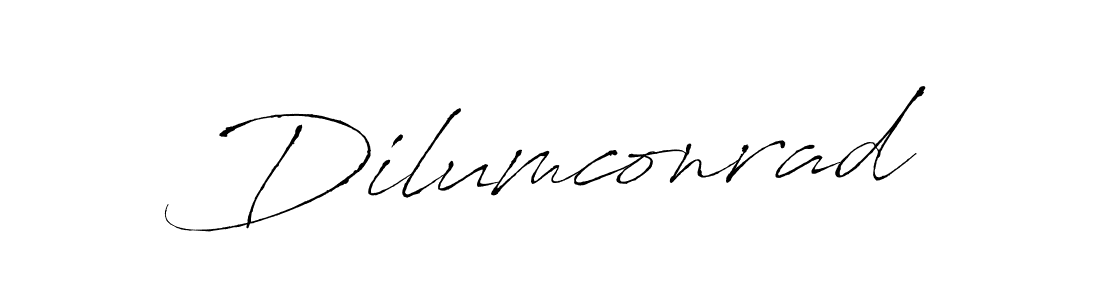Make a beautiful signature design for name Dilumconrad. With this signature (Antro_Vectra) style, you can create a handwritten signature for free. Dilumconrad signature style 6 images and pictures png