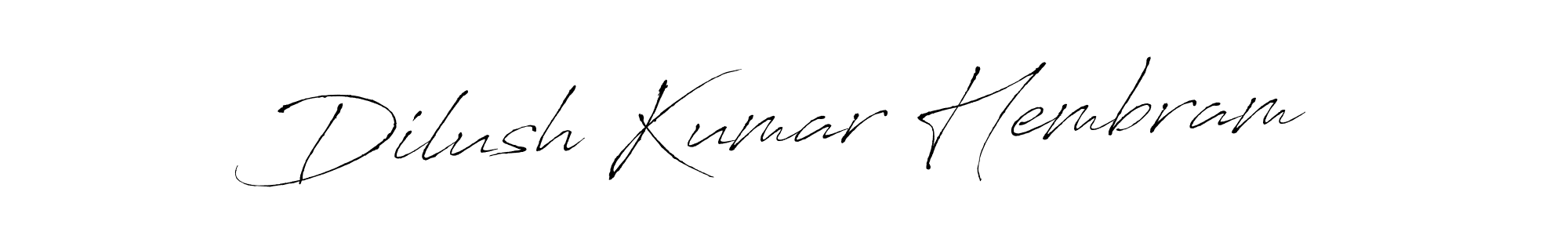 Once you've used our free online signature maker to create your best signature Antro_Vectra style, it's time to enjoy all of the benefits that Dilush Kumar Hembram name signing documents. Dilush Kumar Hembram signature style 6 images and pictures png