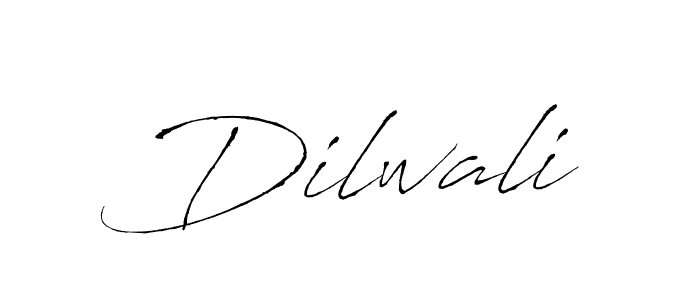 Design your own signature with our free online signature maker. With this signature software, you can create a handwritten (Antro_Vectra) signature for name Dilwali. Dilwali signature style 6 images and pictures png