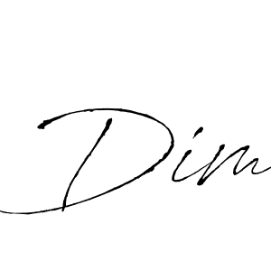 Create a beautiful signature design for name Dim. With this signature (Antro_Vectra) fonts, you can make a handwritten signature for free. Dim signature style 6 images and pictures png