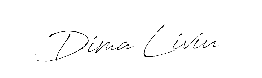 Make a short Dima Liviu signature style. Manage your documents anywhere anytime using Antro_Vectra. Create and add eSignatures, submit forms, share and send files easily. Dima Liviu signature style 6 images and pictures png