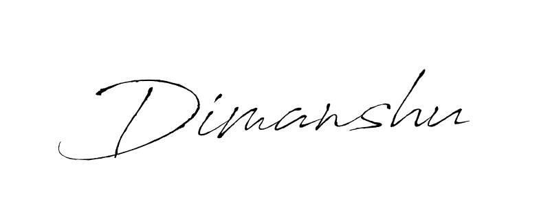 How to make Dimanshu signature? Antro_Vectra is a professional autograph style. Create handwritten signature for Dimanshu name. Dimanshu signature style 6 images and pictures png