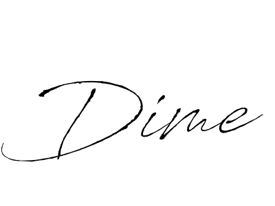 Antro_Vectra is a professional signature style that is perfect for those who want to add a touch of class to their signature. It is also a great choice for those who want to make their signature more unique. Get Dime name to fancy signature for free. Dime signature style 6 images and pictures png