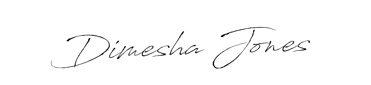 Also You can easily find your signature by using the search form. We will create Dimesha Jones name handwritten signature images for you free of cost using Antro_Vectra sign style. Dimesha Jones signature style 6 images and pictures png