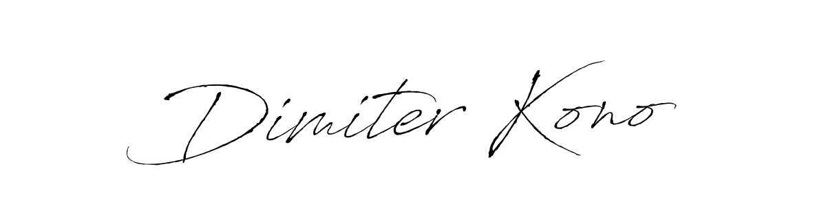 Dimiter Kono stylish signature style. Best Handwritten Sign (Antro_Vectra) for my name. Handwritten Signature Collection Ideas for my name Dimiter Kono. Dimiter Kono signature style 6 images and pictures png