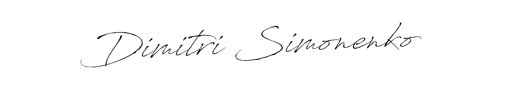 Make a beautiful signature design for name Dimitri Simonenko. With this signature (Antro_Vectra) style, you can create a handwritten signature for free. Dimitri Simonenko signature style 6 images and pictures png