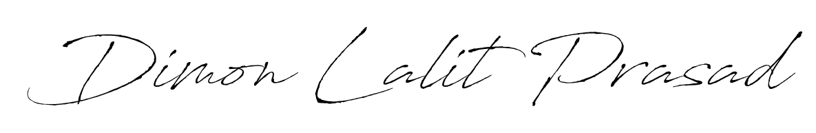 Similarly Antro_Vectra is the best handwritten signature design. Signature creator online. You can use it as an online autograph creator for name Dimon Lalit Prasad. Dimon Lalit Prasad signature style 6 images and pictures png