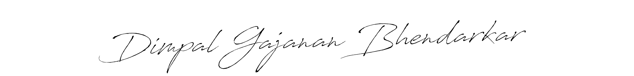 Also we have Dimpal Gajanan Bhendarkar name is the best signature style. Create professional handwritten signature collection using Antro_Vectra autograph style. Dimpal Gajanan Bhendarkar signature style 6 images and pictures png