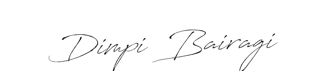 Use a signature maker to create a handwritten signature online. With this signature software, you can design (Antro_Vectra) your own signature for name Dimpi  Bairagi. Dimpi  Bairagi signature style 6 images and pictures png