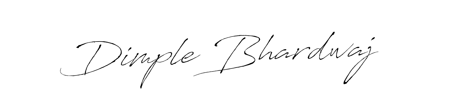 Dimple Bhardwaj stylish signature style. Best Handwritten Sign (Antro_Vectra) for my name. Handwritten Signature Collection Ideas for my name Dimple Bhardwaj. Dimple Bhardwaj signature style 6 images and pictures png
