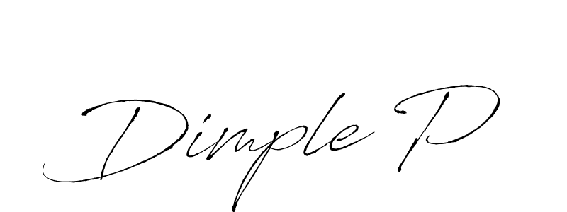 Antro_Vectra is a professional signature style that is perfect for those who want to add a touch of class to their signature. It is also a great choice for those who want to make their signature more unique. Get Dimple P name to fancy signature for free. Dimple P signature style 6 images and pictures png