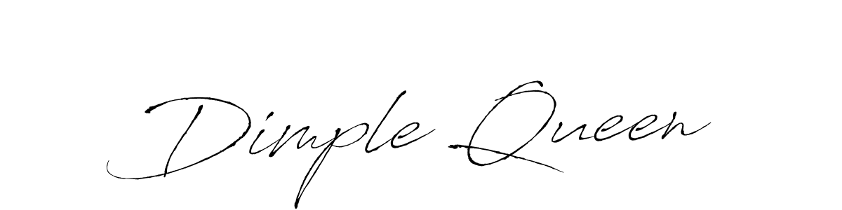 Antro_Vectra is a professional signature style that is perfect for those who want to add a touch of class to their signature. It is also a great choice for those who want to make their signature more unique. Get Dimple Queen name to fancy signature for free. Dimple Queen signature style 6 images and pictures png